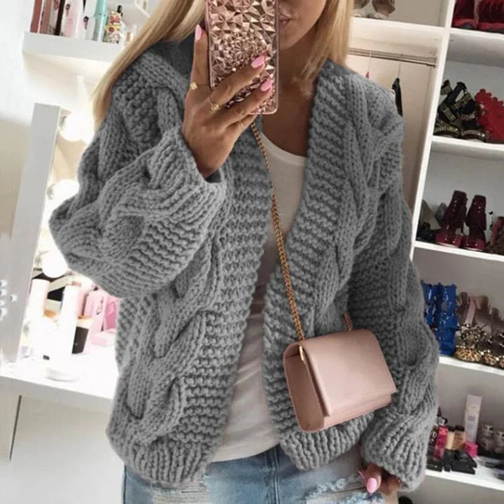 Dame Cardigan Tykk og Klassisk 2