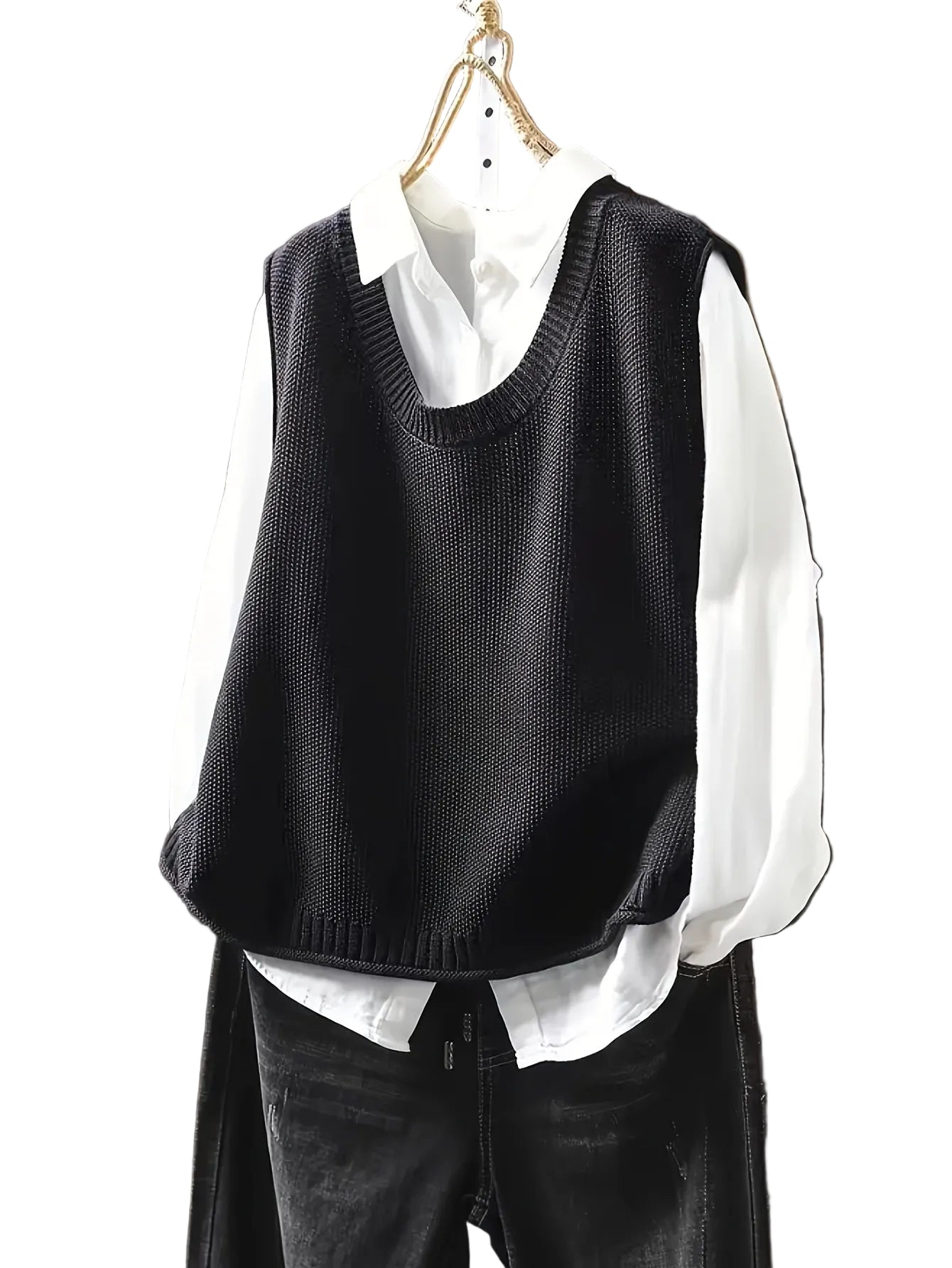 Dame Cardigan med Drapering og Knapper 0