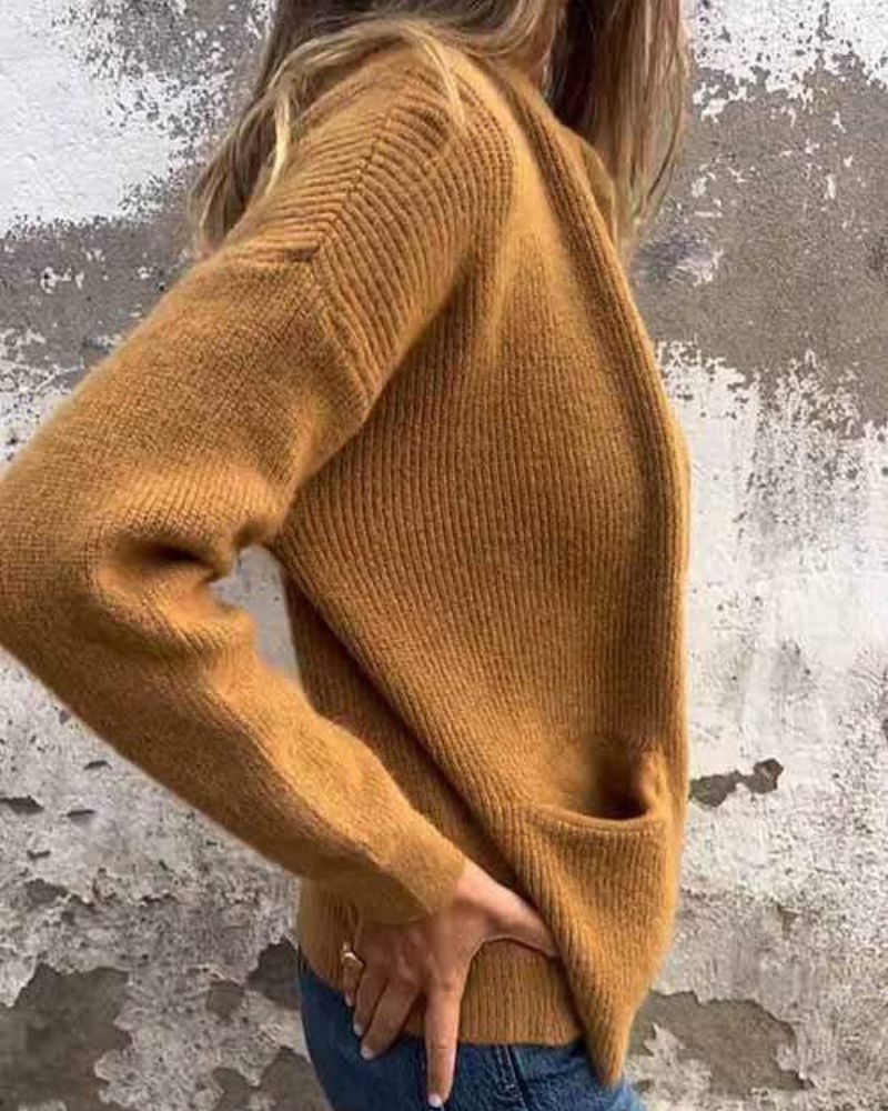 Dame Cardigan med Glidelås og Moderne Stil 5
