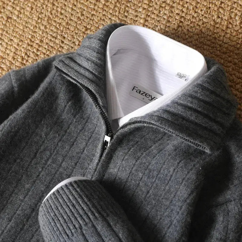 Dame Cardigan med Stilige Striper 6