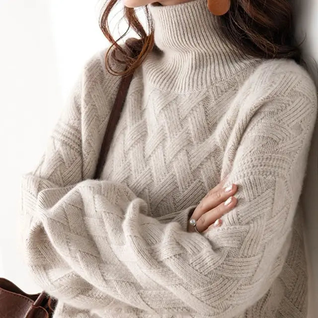 Dame Cashmere Genser Elegant og Chique 4