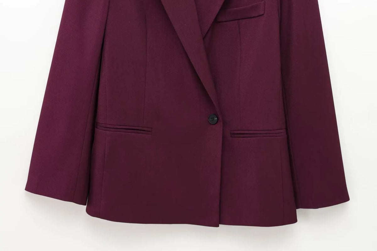 Dame Casual Dresssett med Høy Midje 2