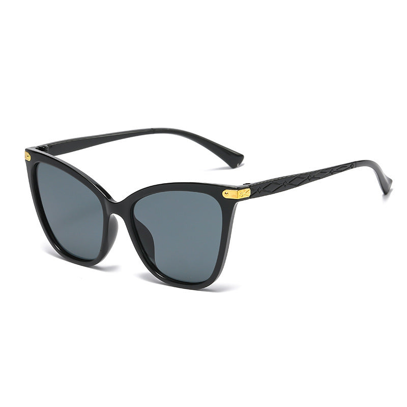 Dame Cat-Eye Solbriller Fasjonable med UV-beskyttelse 5