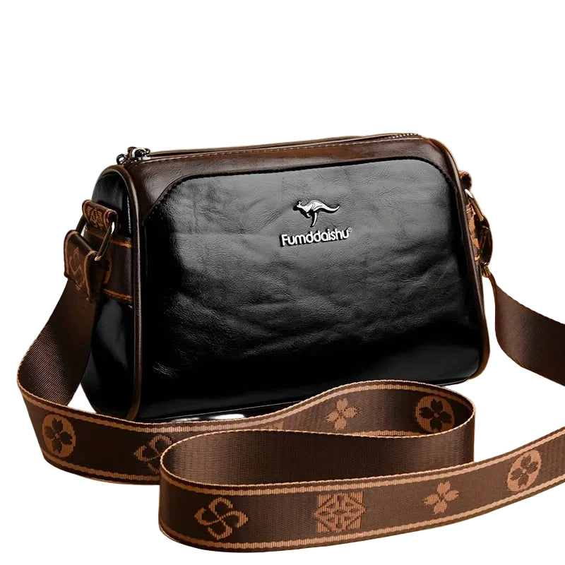 Dame Crossbody Veske Med Tidløst Design og Praktisk Oppbevaring 0