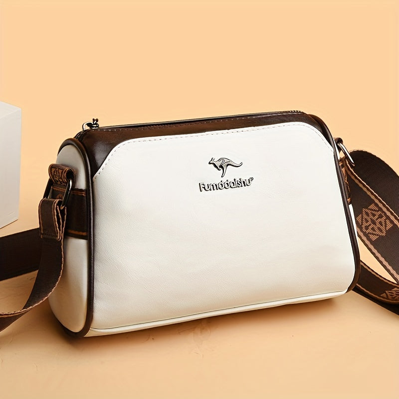 Dame Crossbody Veske Med Tidløst Design og Praktisk Oppbevaring 7