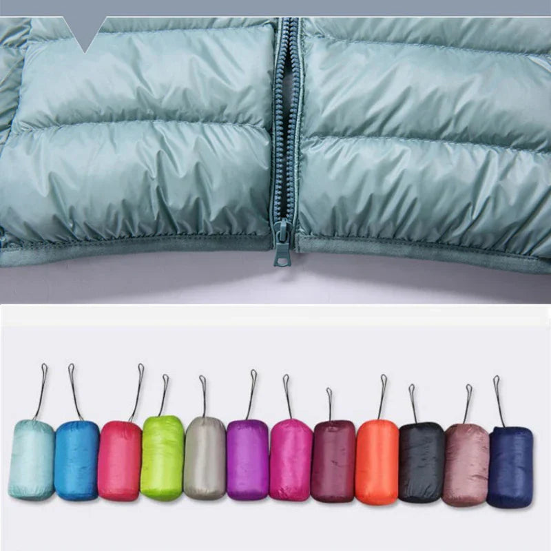 Dame Daunenjakke med Kapuze Lett og Praktisk 5