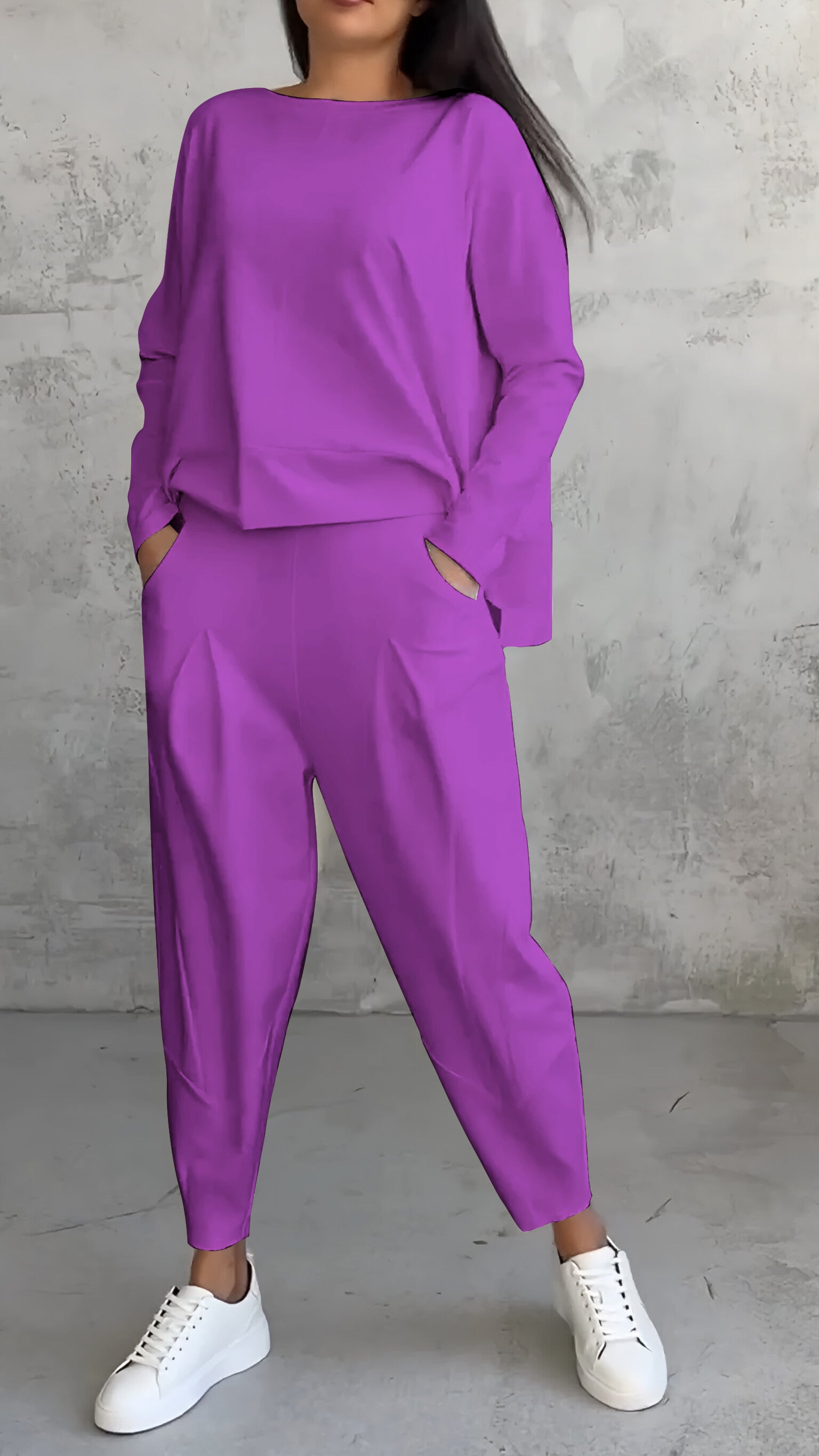 Dame Delt Sett Komfortabelt Design 10