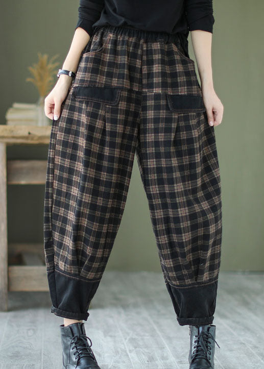 Dame Denim Bukse med Patchwork Design 3