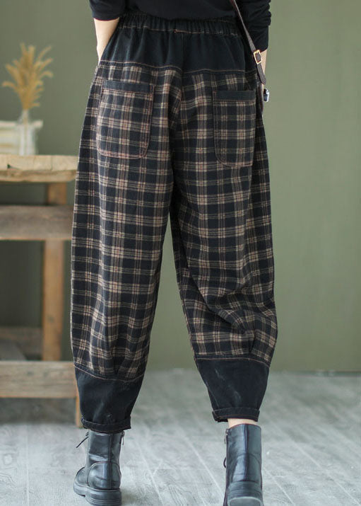 Dame Denim Bukse med Patchwork Design 4