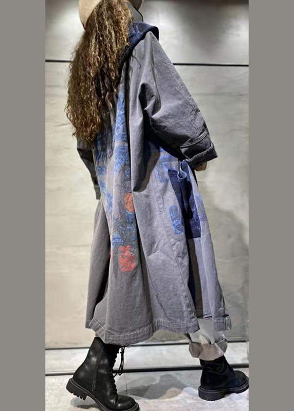 Dame Denim Jakke med Lange Ermer og Lommer 3