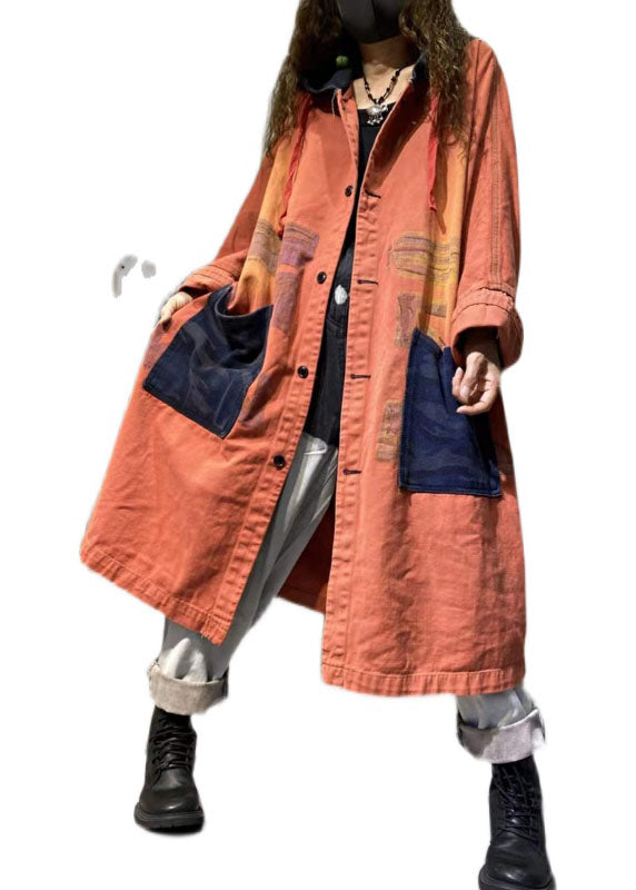 Dame Denim Jakke med Lange Ermer og Lommer 4