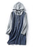 Dame Denim Mid Dress med Hette og Lommer 3