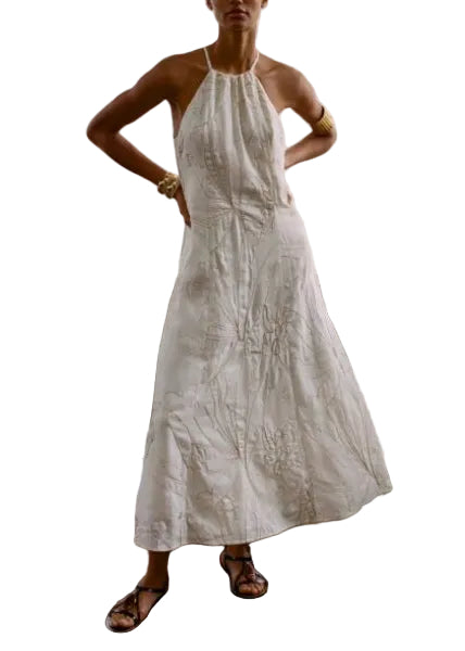 Dame Feriekjole Brodert Sommerstil 0