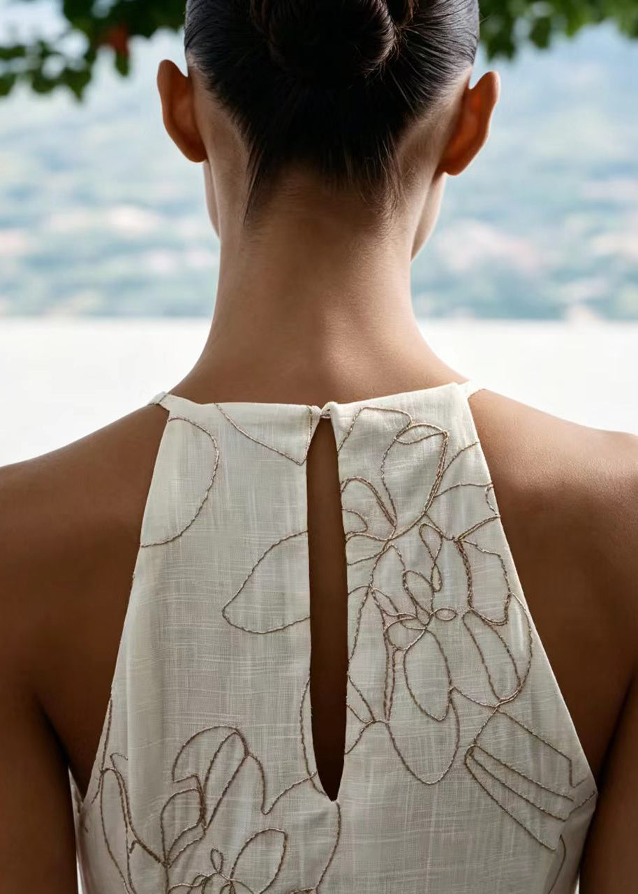 Dame Feriekjole Brodert Sommerstil 4