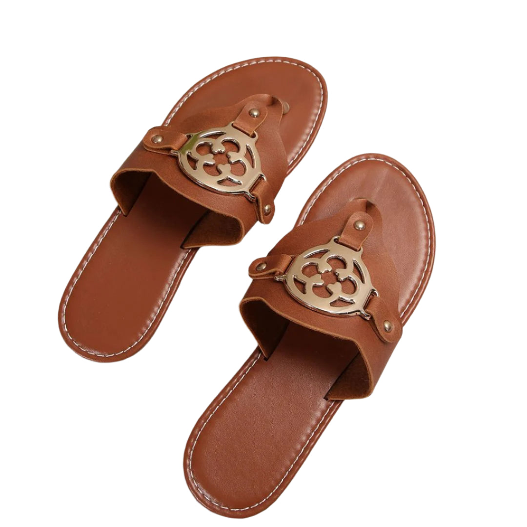 Dame Flate Sandaler Unik Design 0