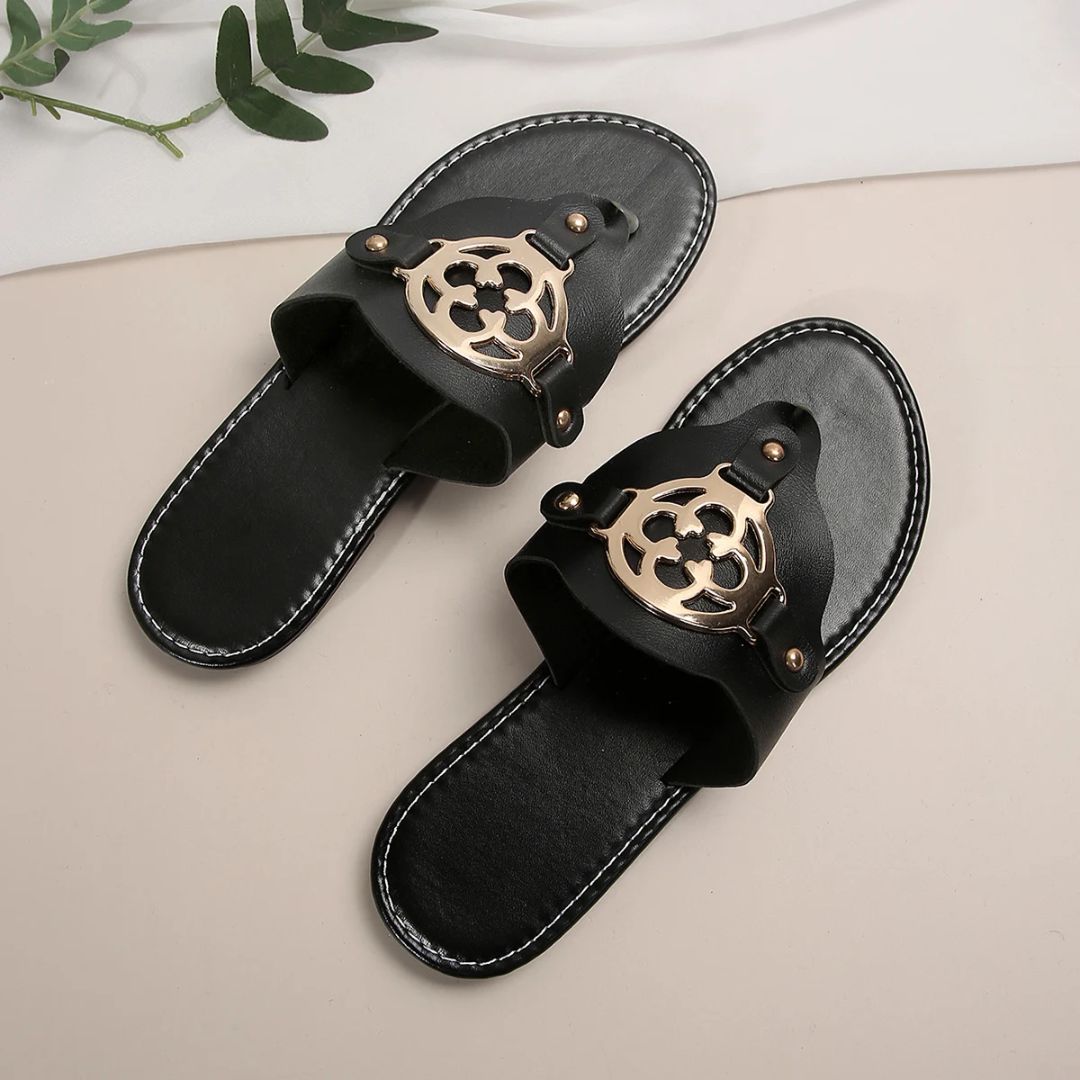 Dame Flate Sandaler Unik Design 1