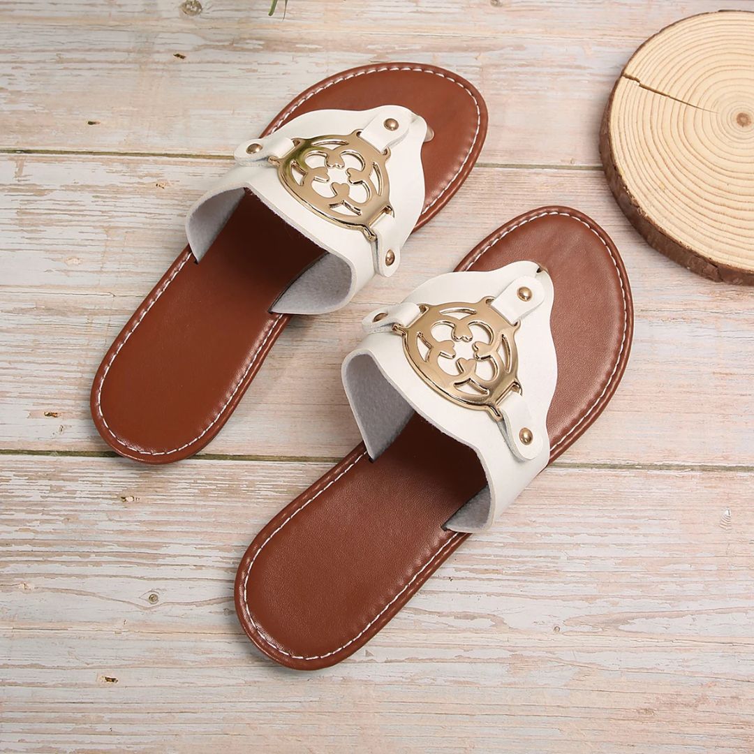 Dame Flate Sandaler Unik Design 2