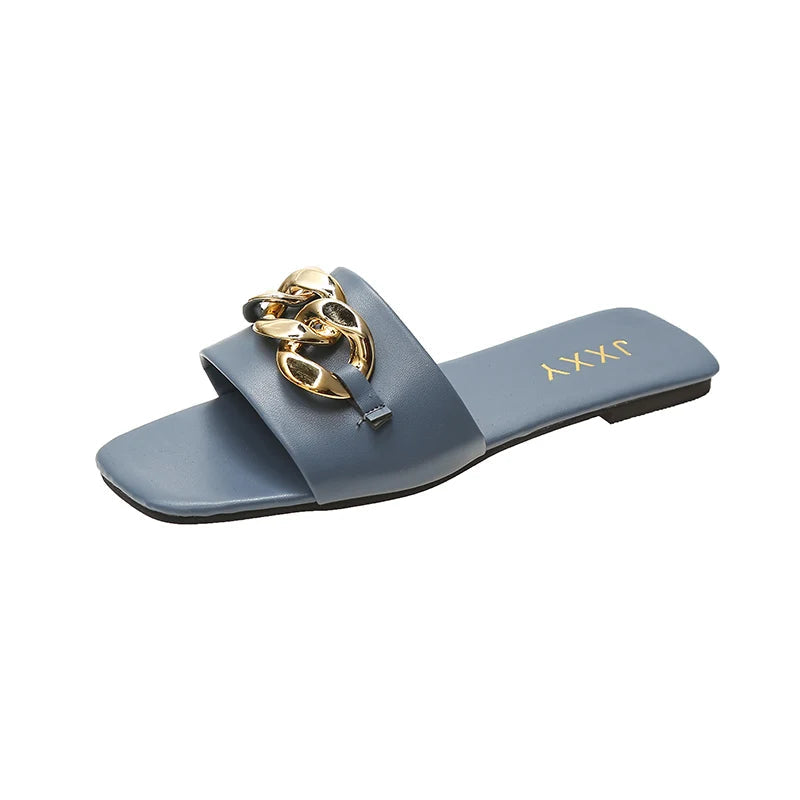 Dame Flate Sandaler med Chunky Detaljer 9