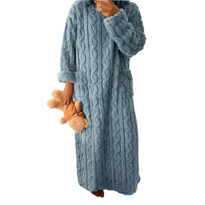 Dame Fleece Kjole Cozy 0