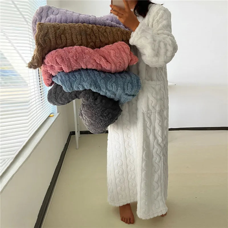Dame Fleece Kjole Cozy 2
