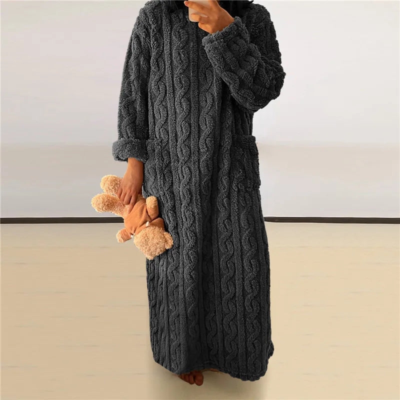 Dame Fleece Kjole Cozy 6