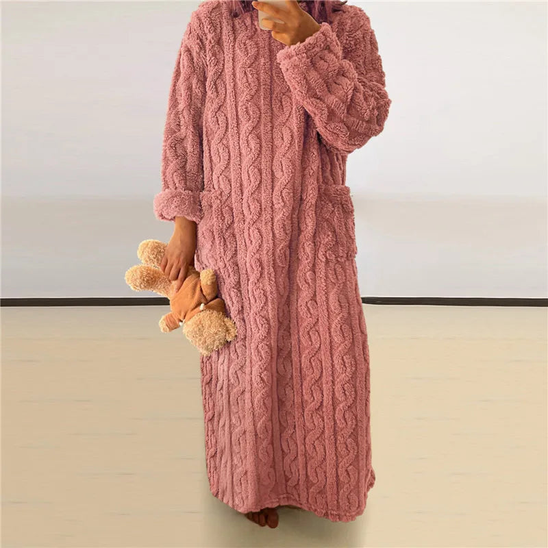Dame Fleece Kjole Cozy 8