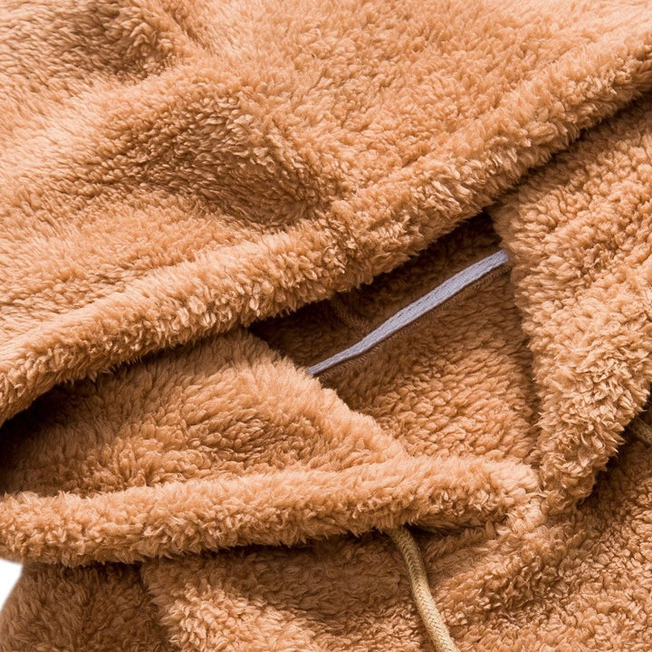 Dame Fleece Skjorte Hette Casual 6