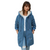 Dame Fleecejakke Oversized med Sherpa Fôr 0
