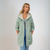 Dame Fleecejakke Oversized med Sherpa Fôr 1