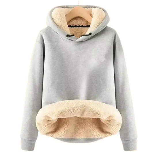 Dame Fleecejakke med Hette 4