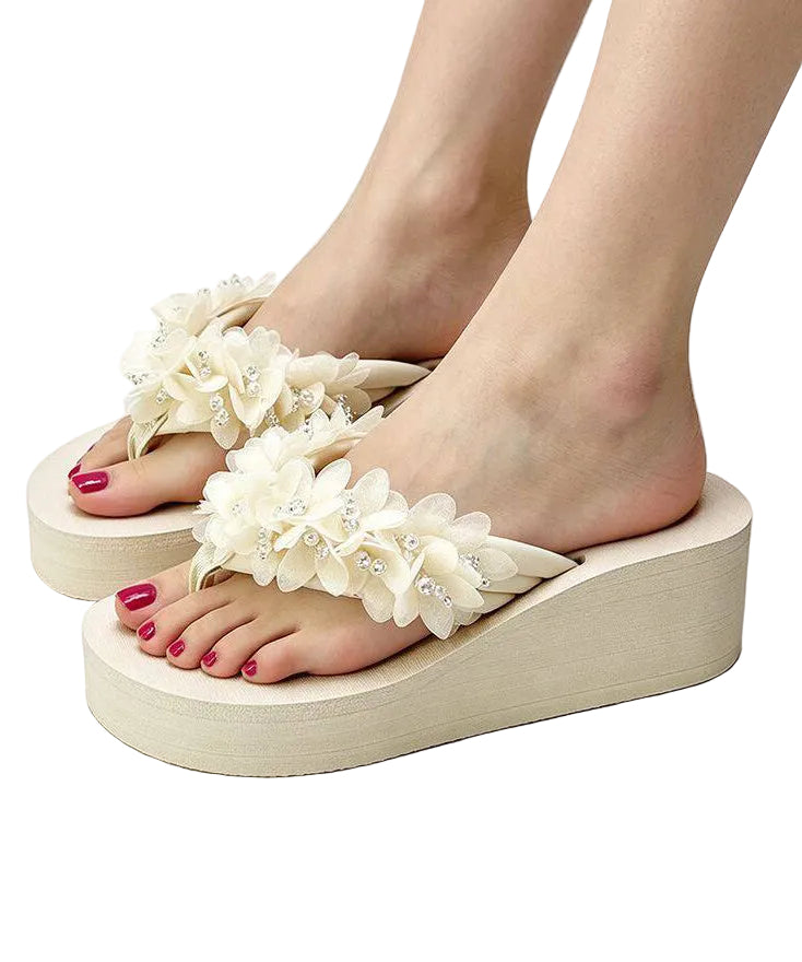 Dame Flip Flops med Blomsterdesign 0