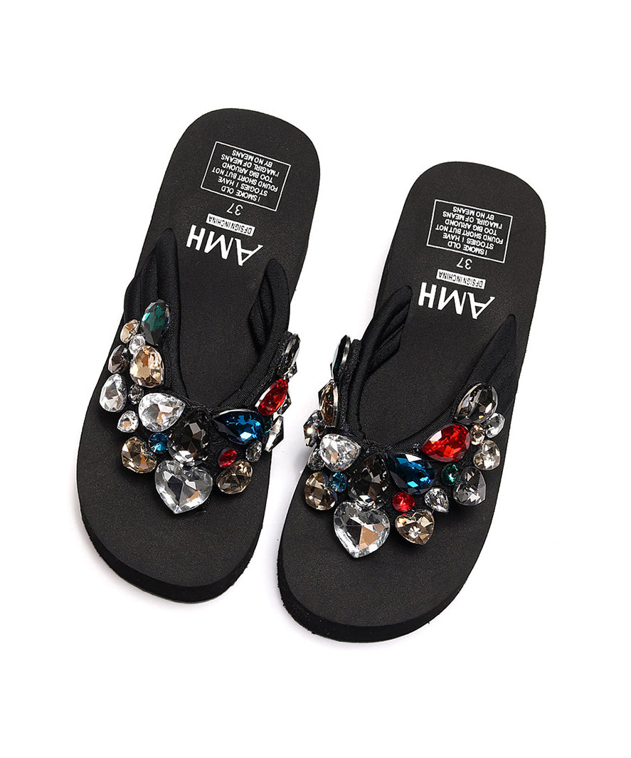 Dame Flip Flops med Glitrende Detaljer 4