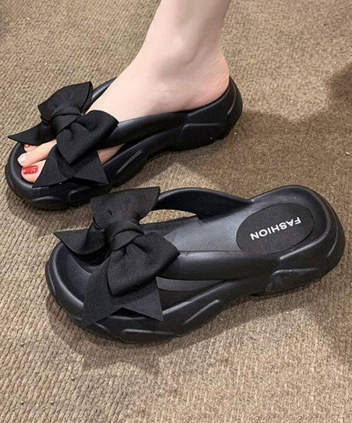 Dame Flip Flops med Sløyfe 2