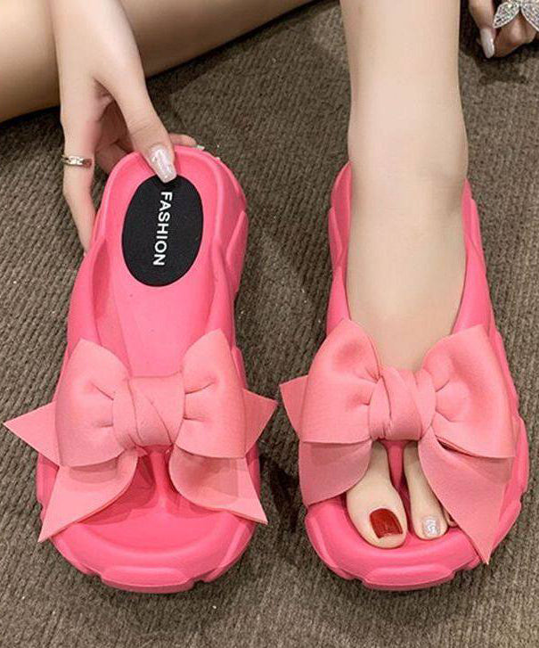 Dame Flip Flops med Sløyfe 4
