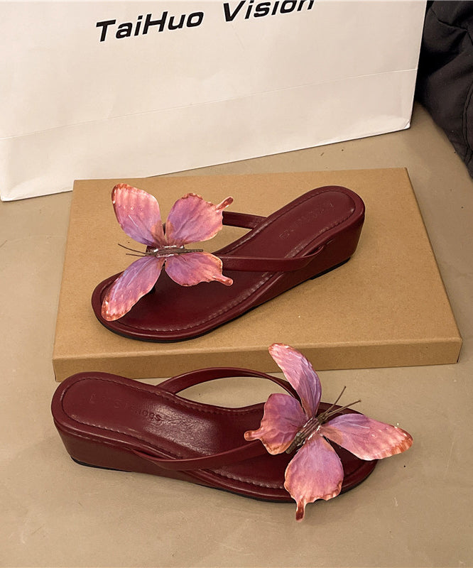 Dame Flip Flops med Sommerfugl Design Komfortable og Stilige 3