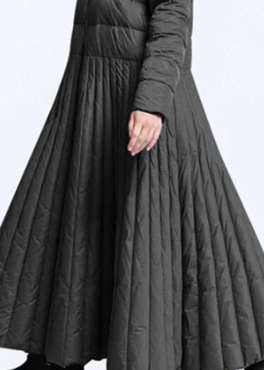 Dame Frakk med Sirkeldesign og Lommer 3