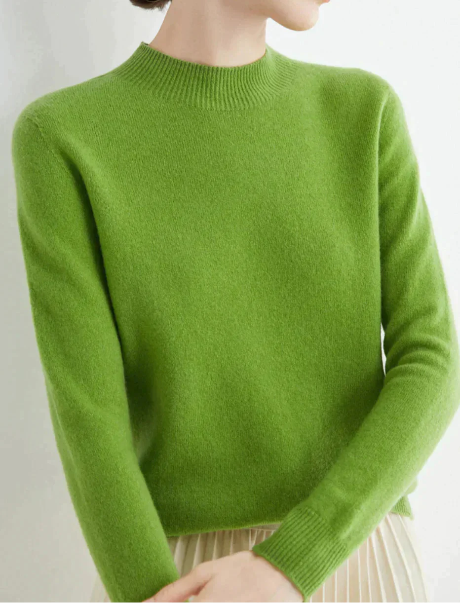 Dame Genser Tidløs Stil Allsidig Design 1