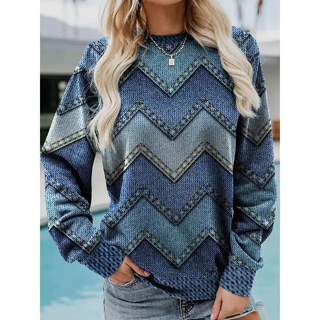 Dame Genser Trendy Moderne Design Allsidig 1