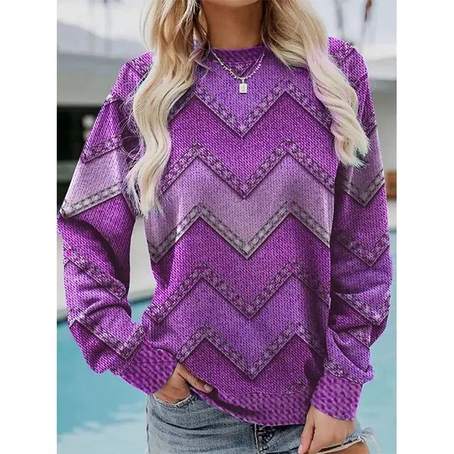 Dame Genser Trendy Moderne Design Allsidig 2