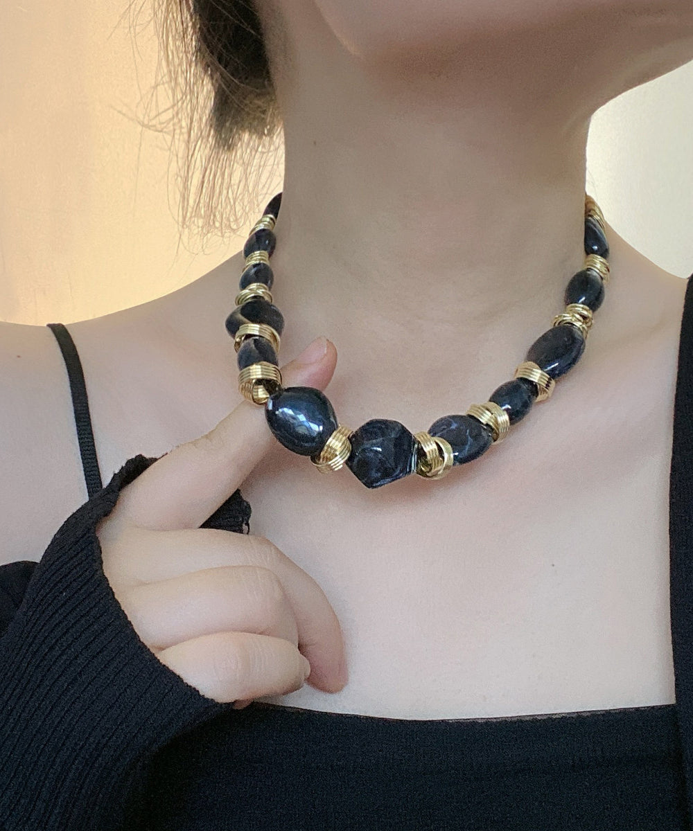 Dame Halskjede Boho Asymmetrisk Beading Design 0