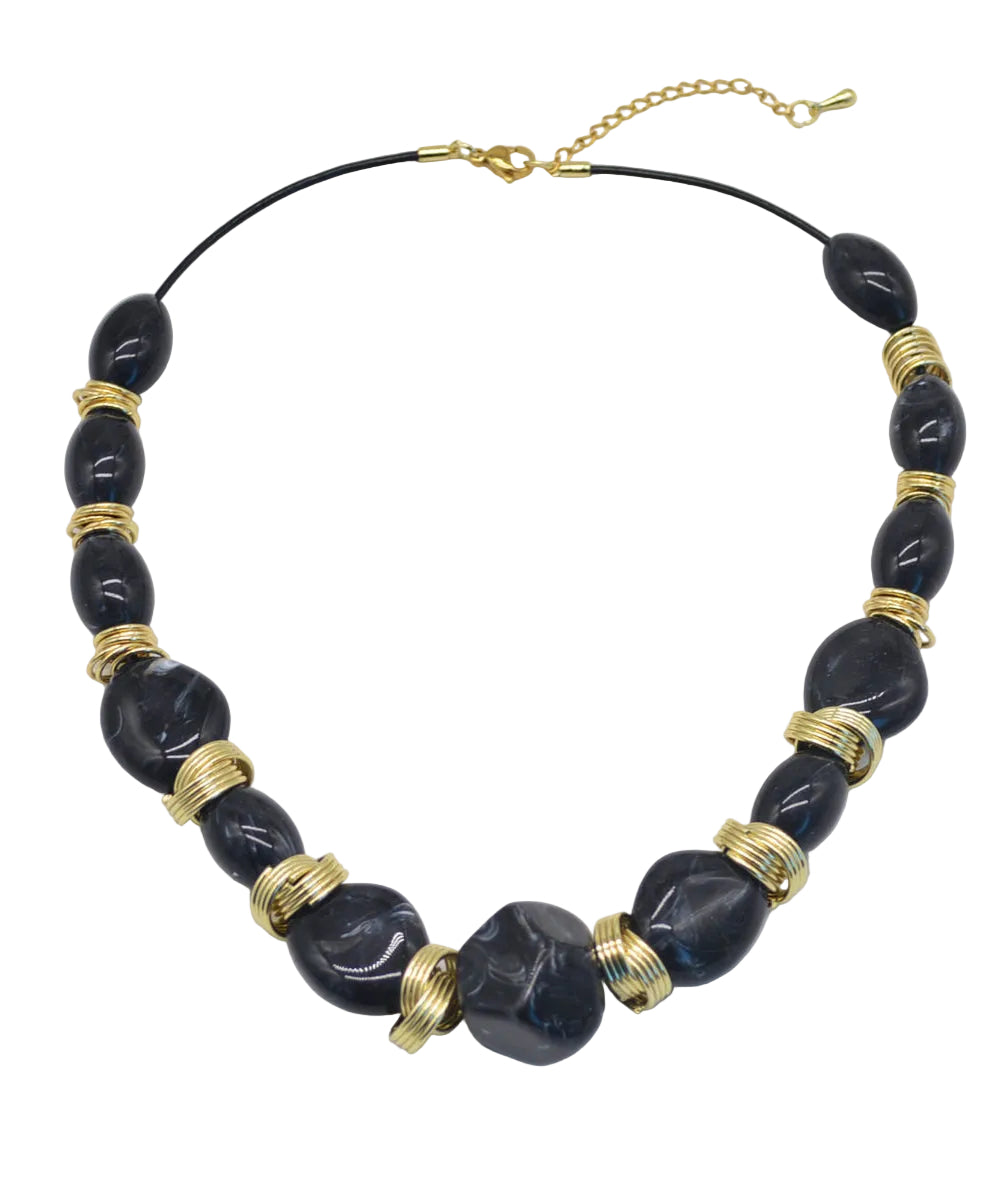 Dame Halskjede Boho Asymmetrisk Beading Design 3