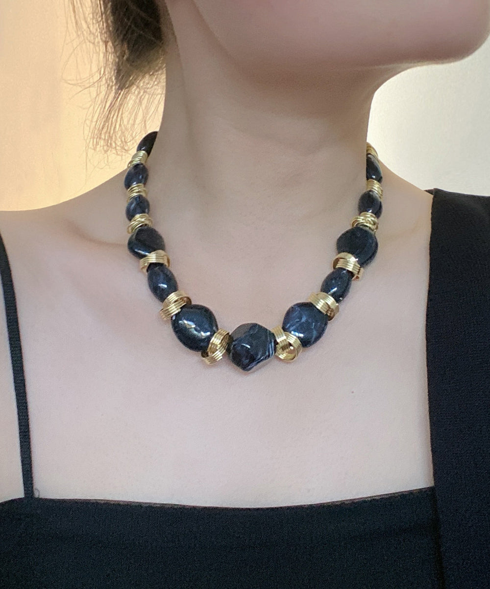 Dame Halskjede Boho Asymmetrisk Beading Design 4