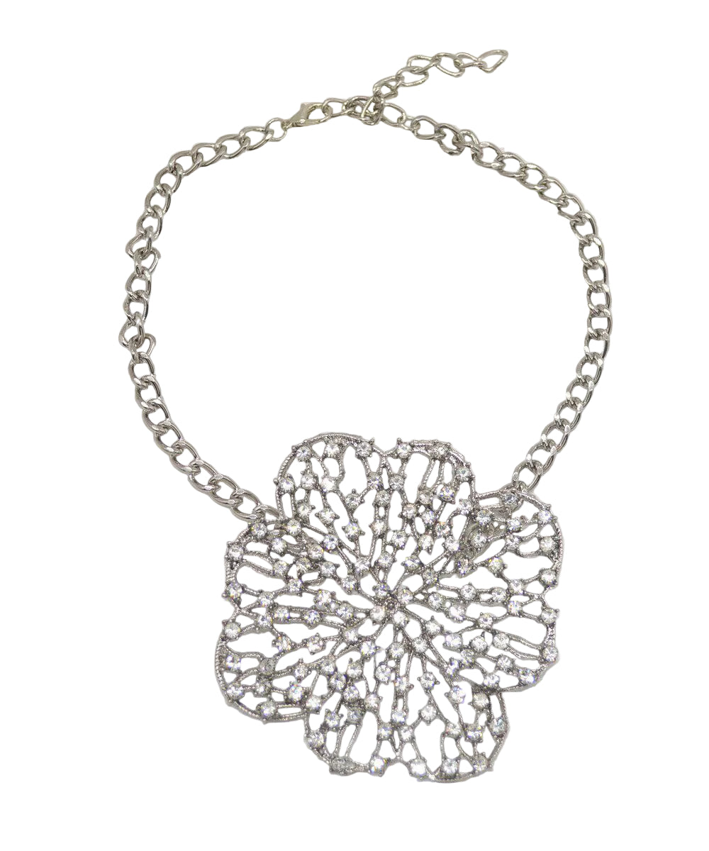 Dame Halskjede Boho Stil Med Blomstermotiv 1