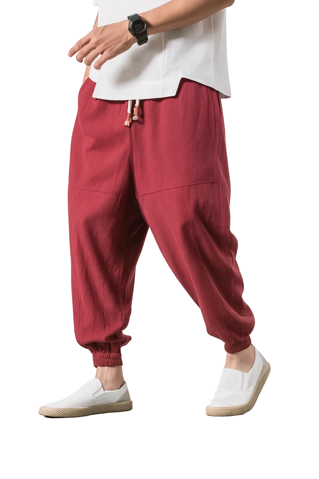 Dame Harem Bukser Avsmalnende Stil 0