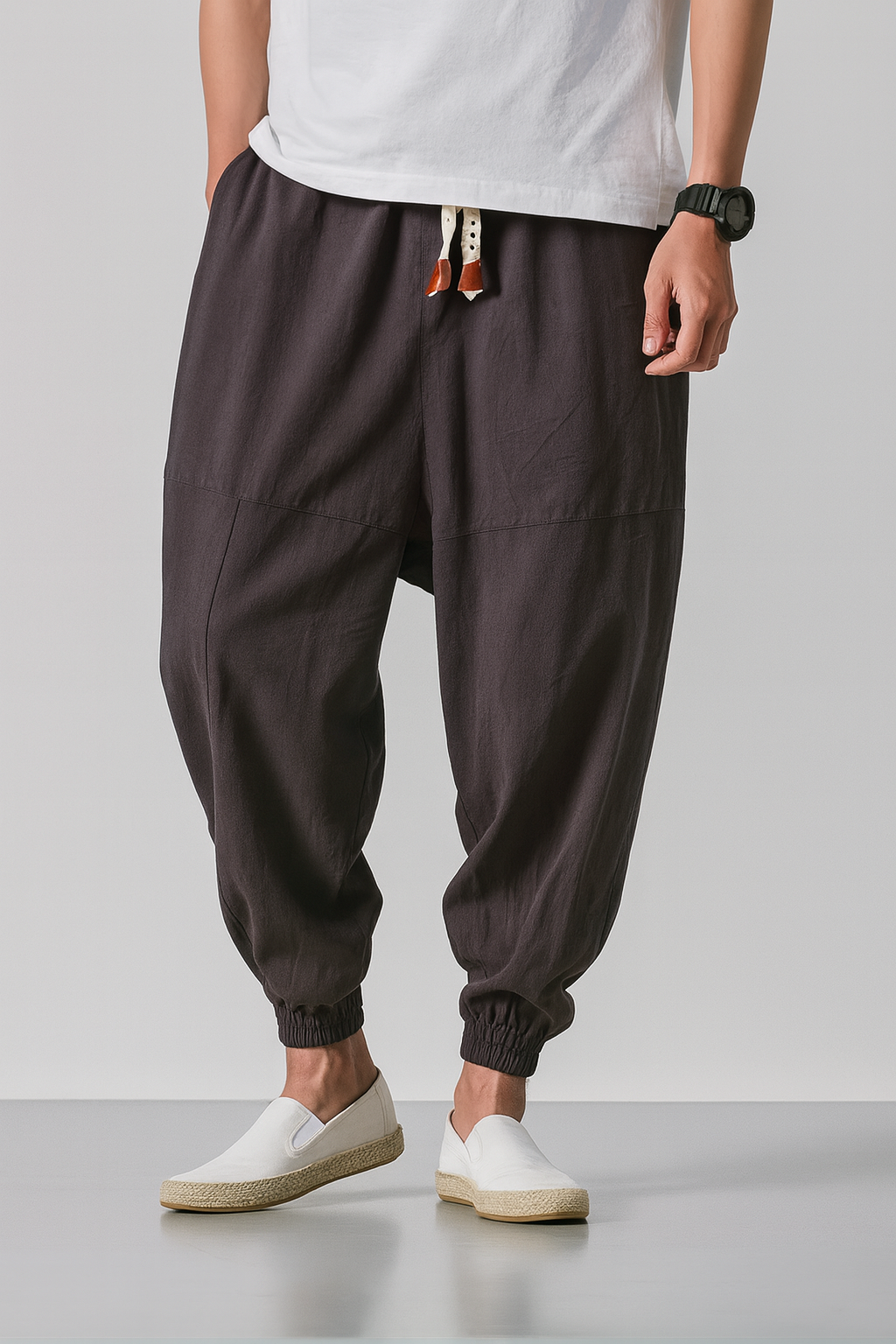 Dame Harem Bukser Avsmalnende Stil 2