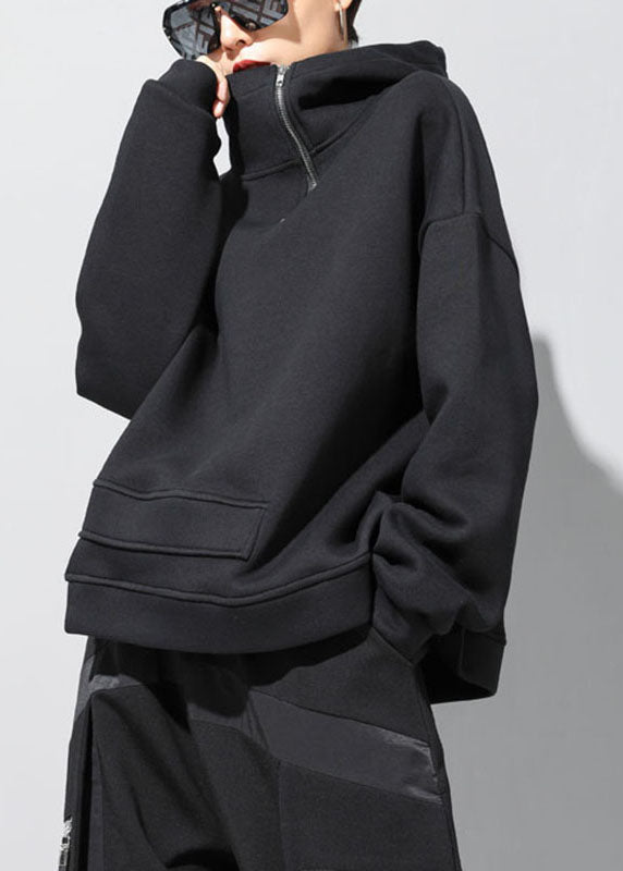 Dame Hettegenser med Asymmetrisk Design 3