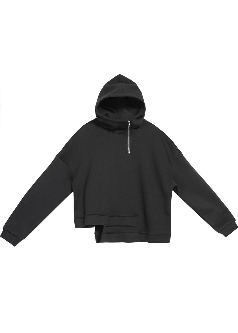 Dame Hettegenser med Asymmetrisk Design 4