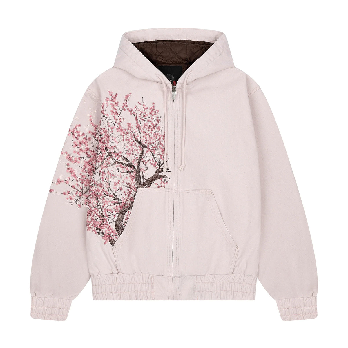 Dame Hettegenser med Kirsebærblomster Design 0