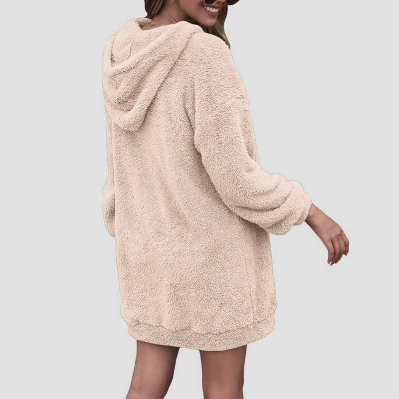 Dame Hoodie Fluffy Polyester 6