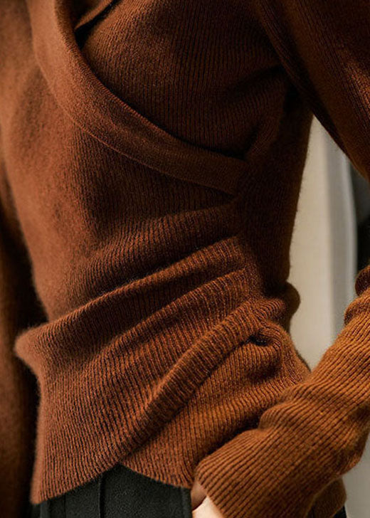 Dame Høstgenser med Asymmetrisk Design og Peter Pan Krage 3